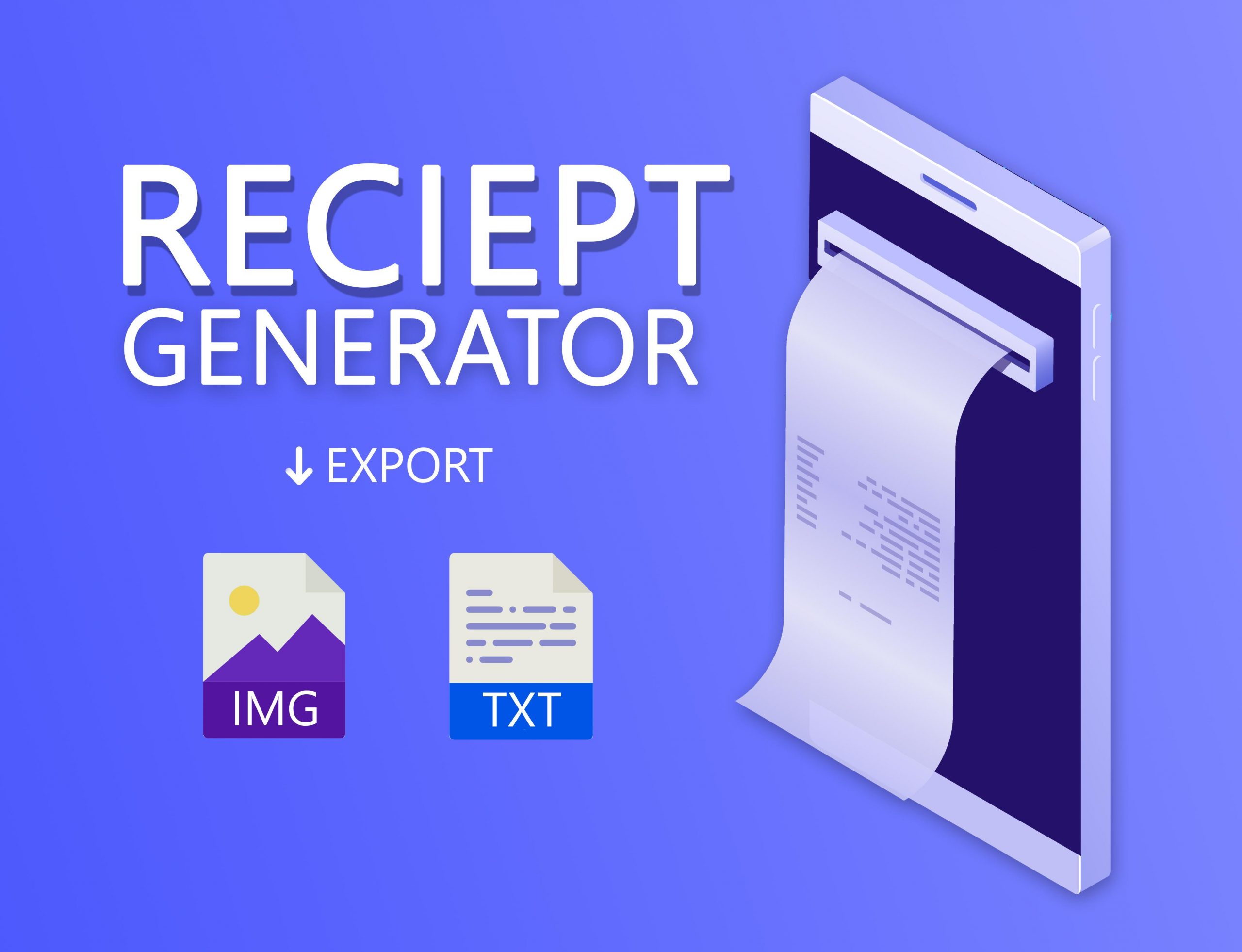 Online Receipt Maker & Bill Generator App