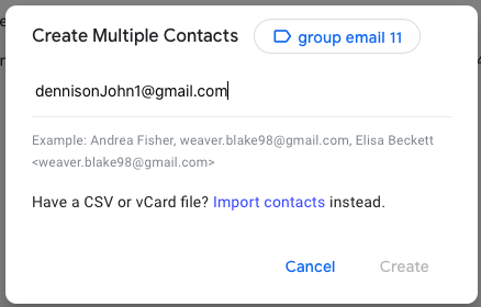 how to create a group email in gmail 2020