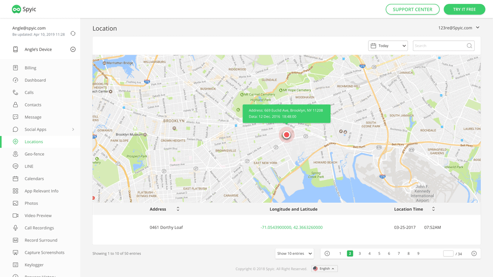 location tracking application